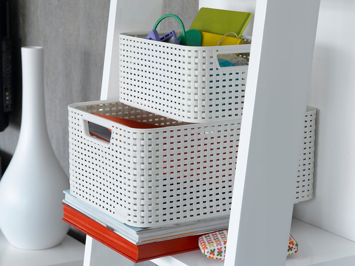 Koszyk, pudełko Rattan Style L CURVER EAN (GTIN) 3253923616026