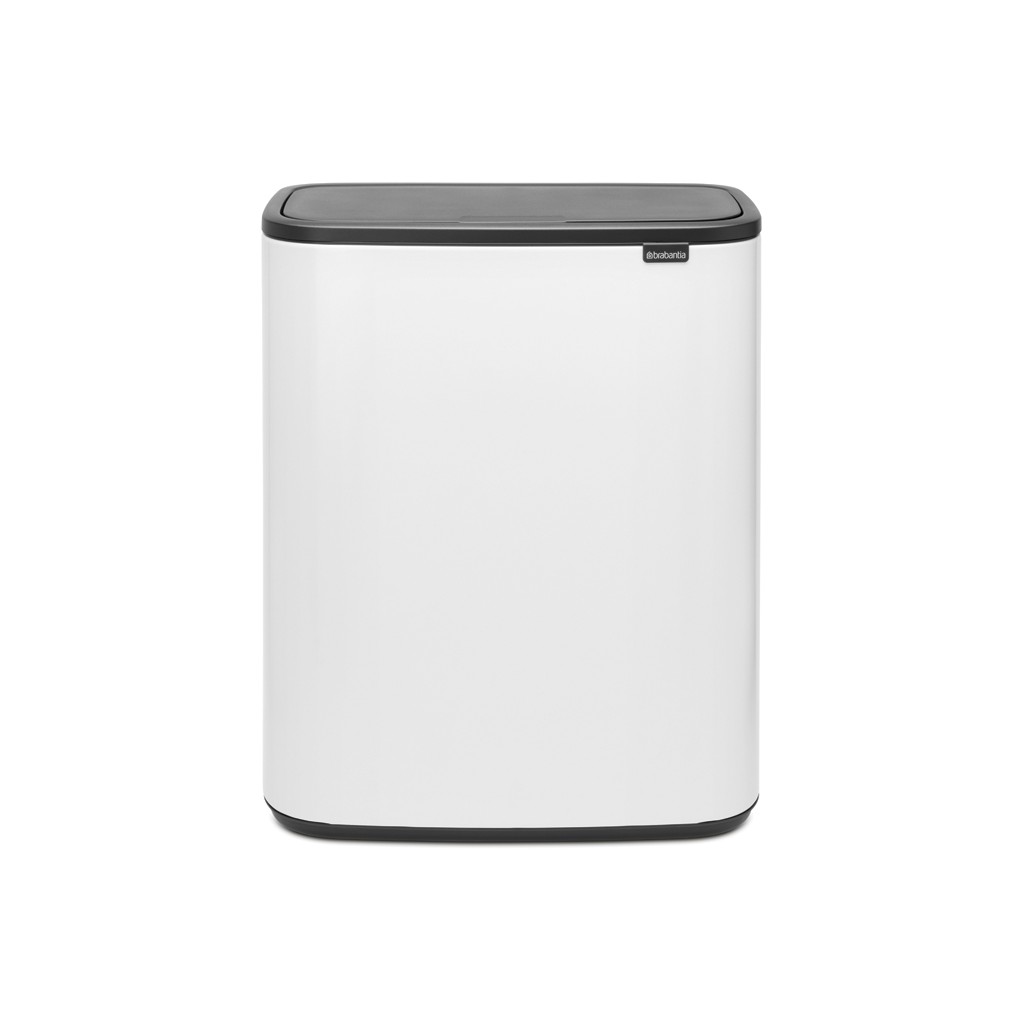 Odpadkový koš kovový Brabantia 60 l bílý