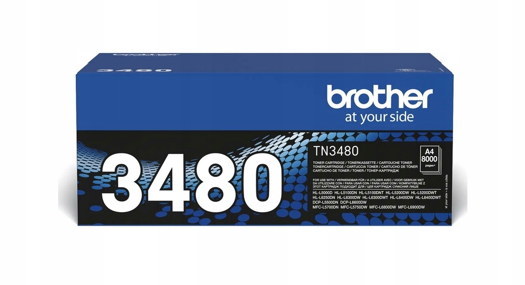 Toner Brother TN-3480 8 tisíc čierny Originál L5500DN L6600DW HL-L5000