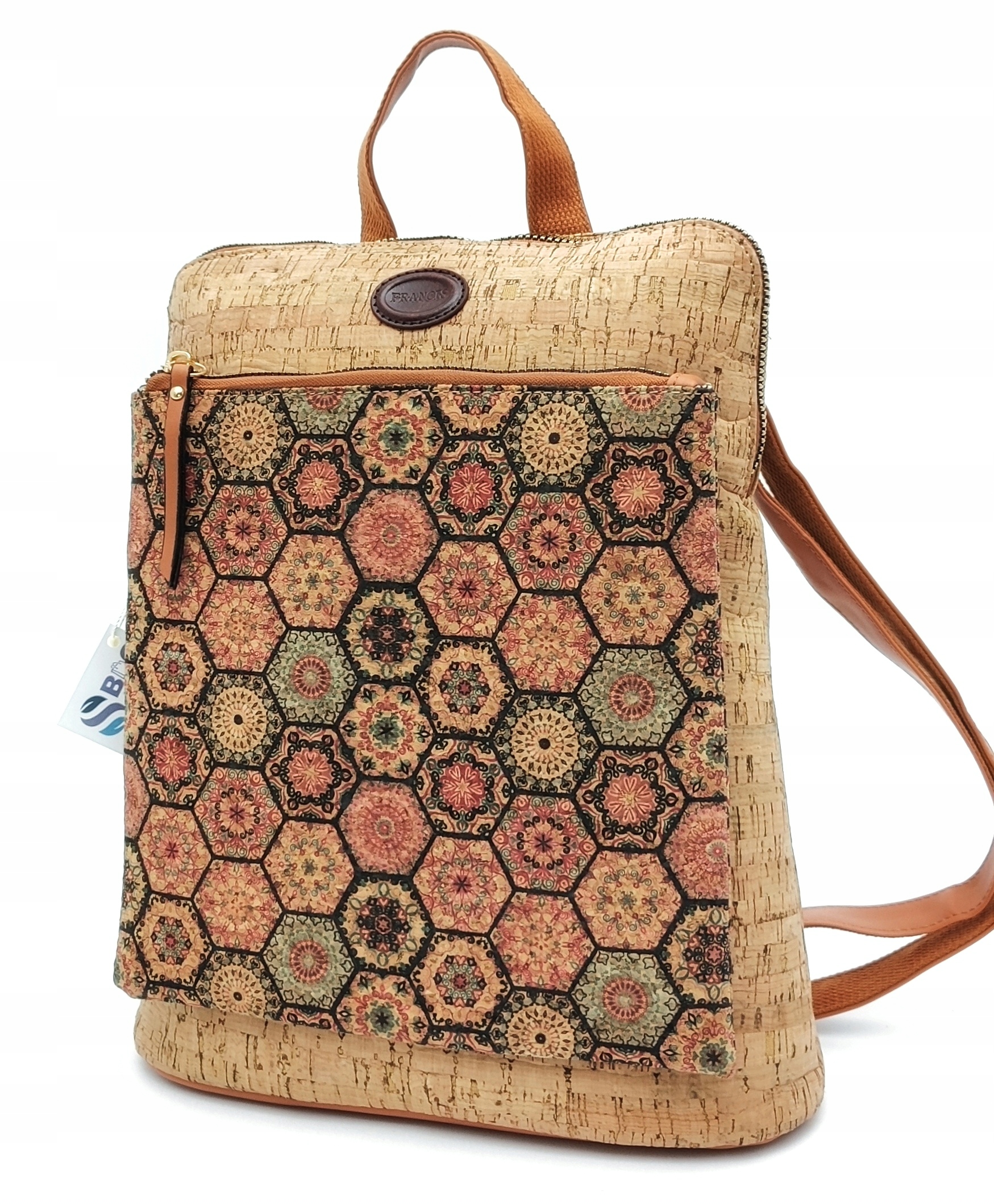 Korkowy plecak torebka 2w1 z korka format a4 wegański eko miejski Marka inna