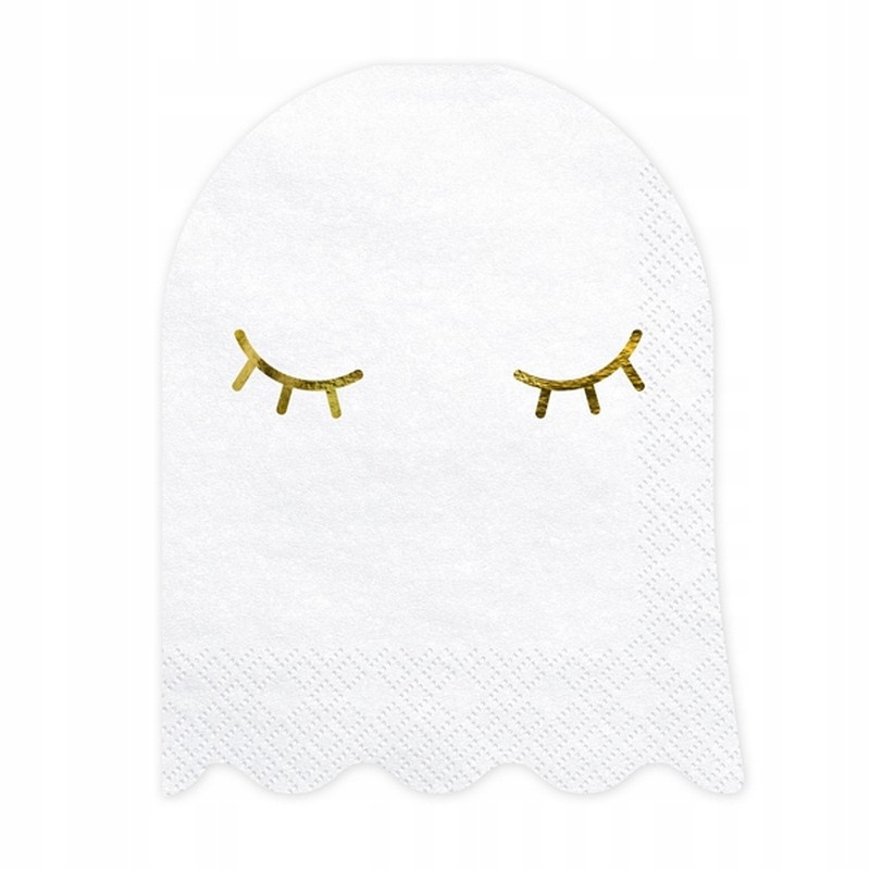 

Serwetki Papierowe Na Halloween Duch Białe 20szt