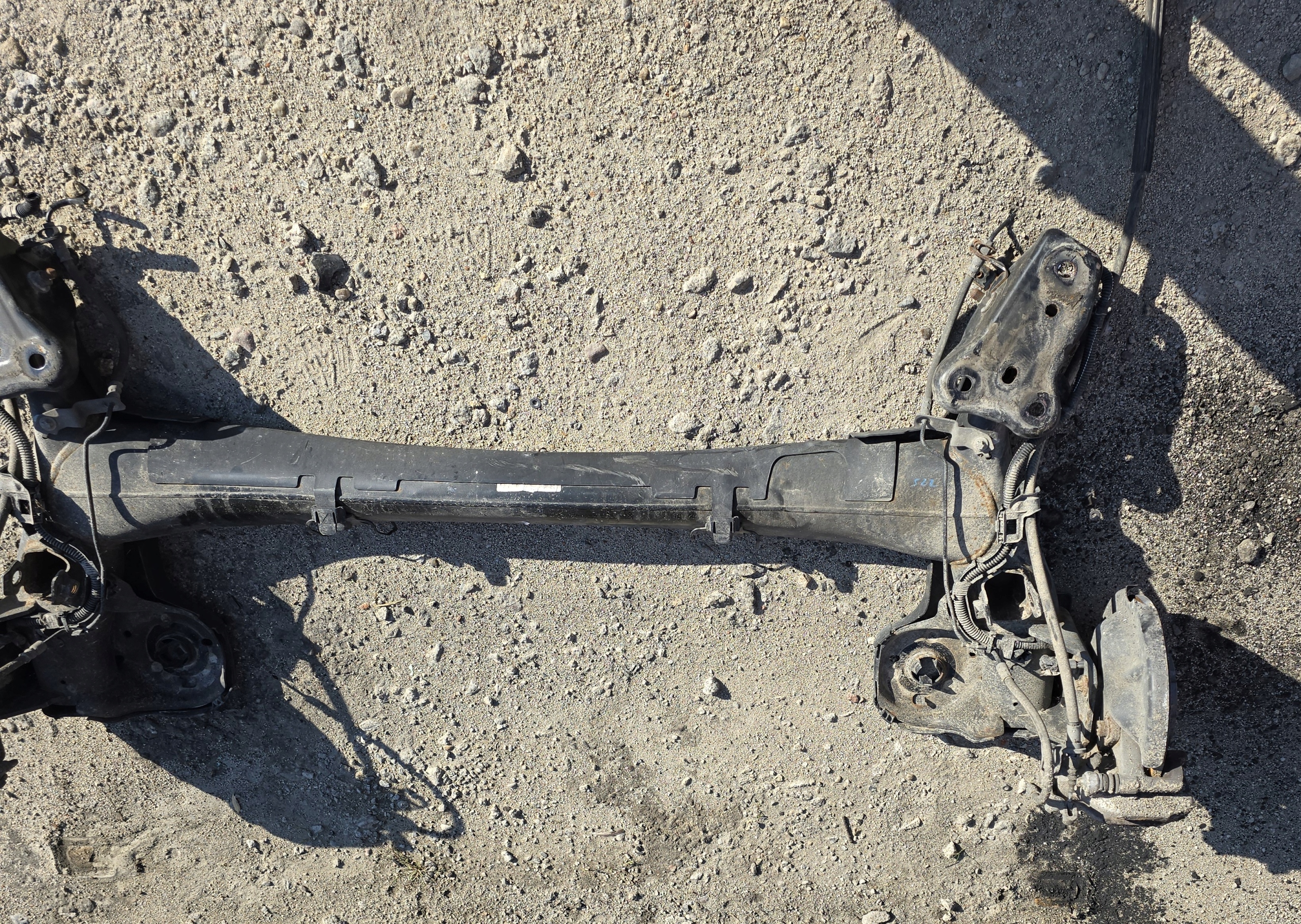 OPEL CORSA F axis rear suspension beam rear part for discs