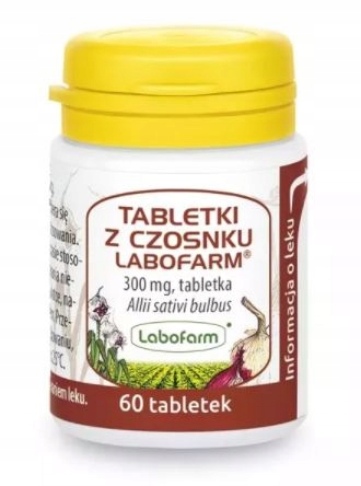 

Tabletki z czosnku 300 mg 60 tabletek Labofarm