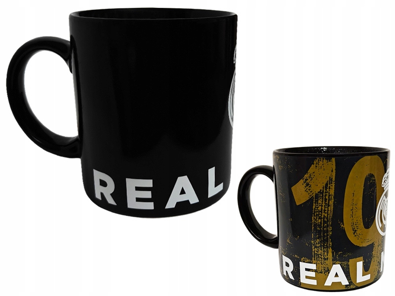 Real Madryt Magiczny Kubek Ceramiczny 350 ml Reagujący Na Ciepło Black