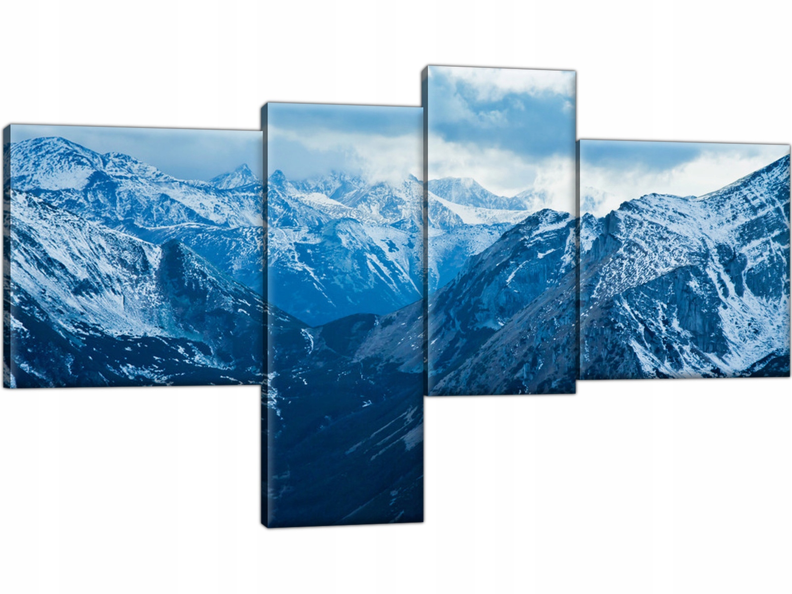 

Zakopane tatry Rysy Góry 100x55 Obraz 4 elementowy