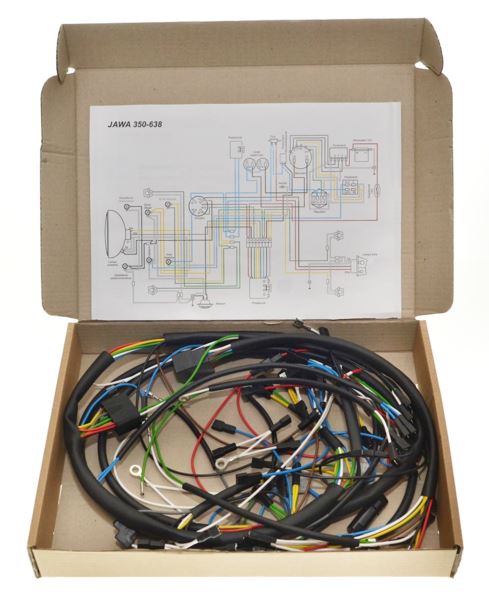 

Instalacja elektryczna Jawa 350 Ts typ 638 12V