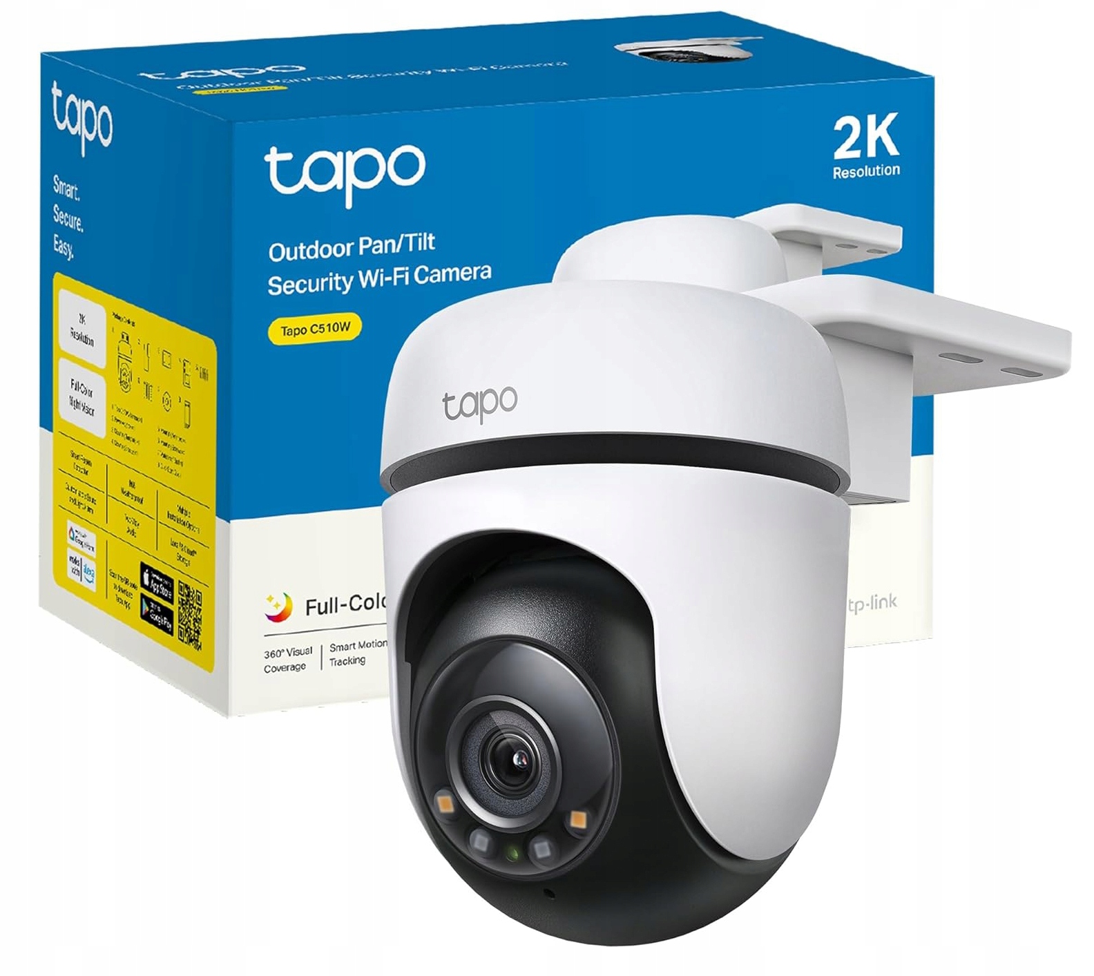 Ip Kamera Tp-link Tapo C510W Wi-fi Vonkajšia 360 Obojsmerné Audio IP65