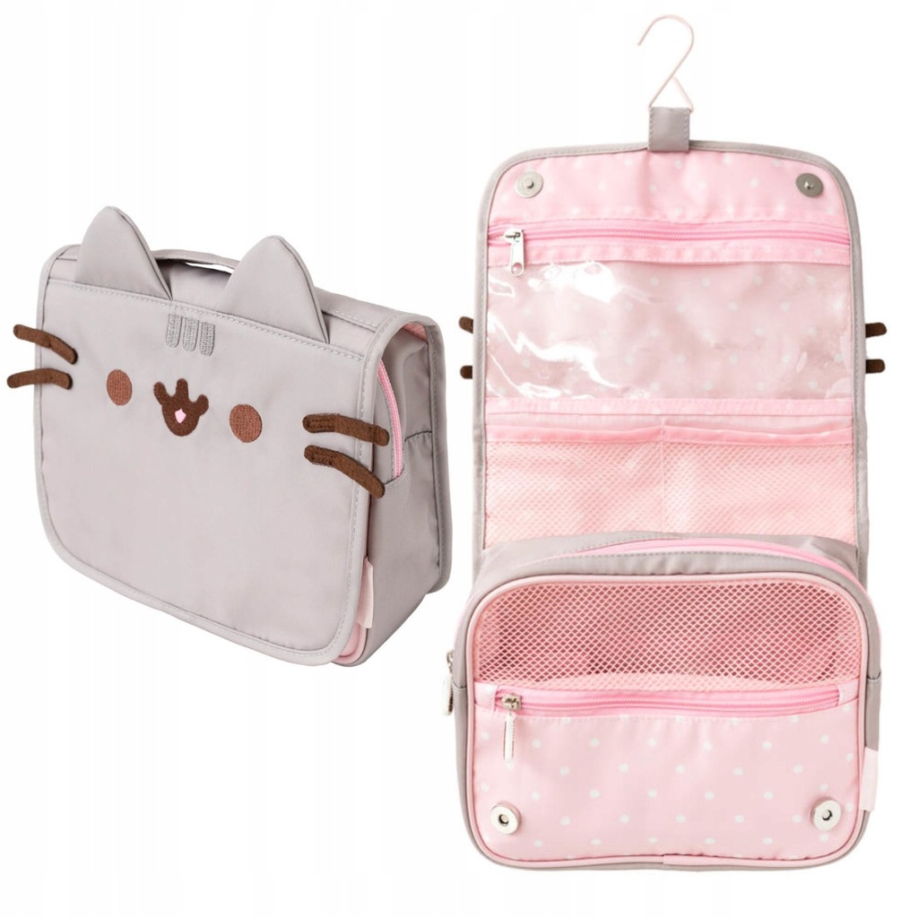 

Pusheen kosmetyczka rozkładana z wieszaczkiem Cudo