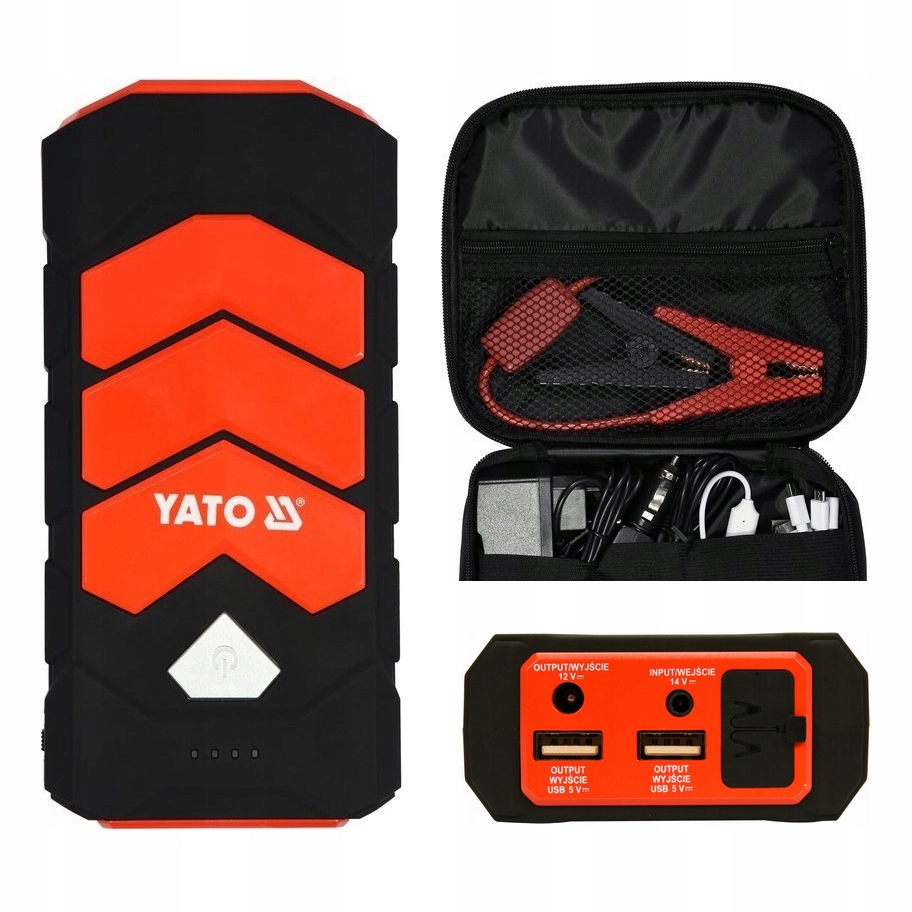 

Booster Rozruch Auta 9000mAh Usb Power Bank [U453