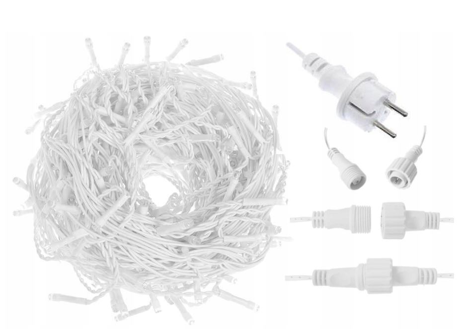 SOPLE 200LED LAMPKI ZEWNĘTRZNE IP44 ŚWIATŁO STAŁE KURTYNA GIRLANDA ŚWIETLNA Wysokość produktu 70 cm