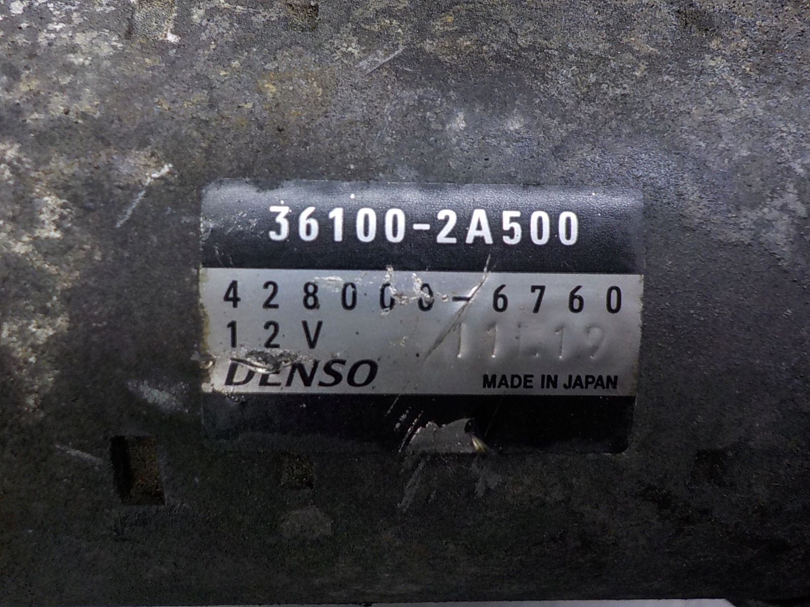 HYUNDAI I30 1.6 CRDI starter 36100-2A500