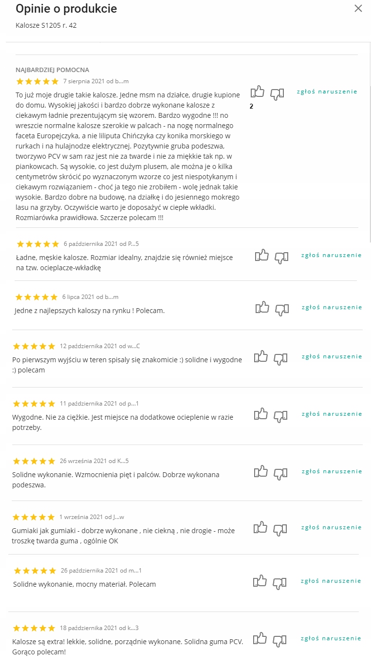 SCHMITH BUTY ROBOCZE GUMIAKI KALOSZE GUMOWCE PVC Oryginalne opakowanie producenta worek