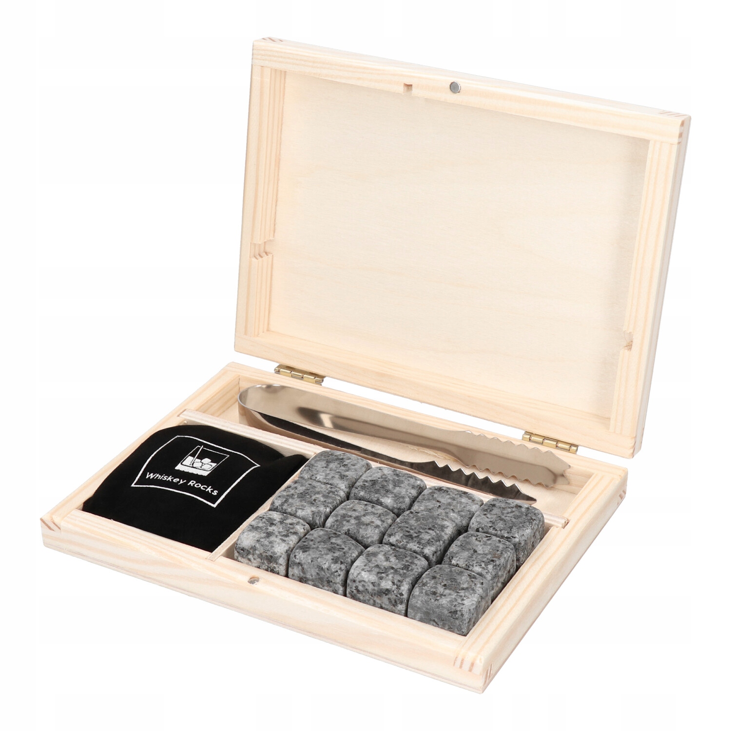 

Zestaw premium w drewnianym pudełku granit