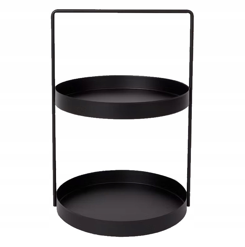 TACA PATERA DEKORACYJNA 2 POZIOMY CZARNA 653 Marka Zd trading