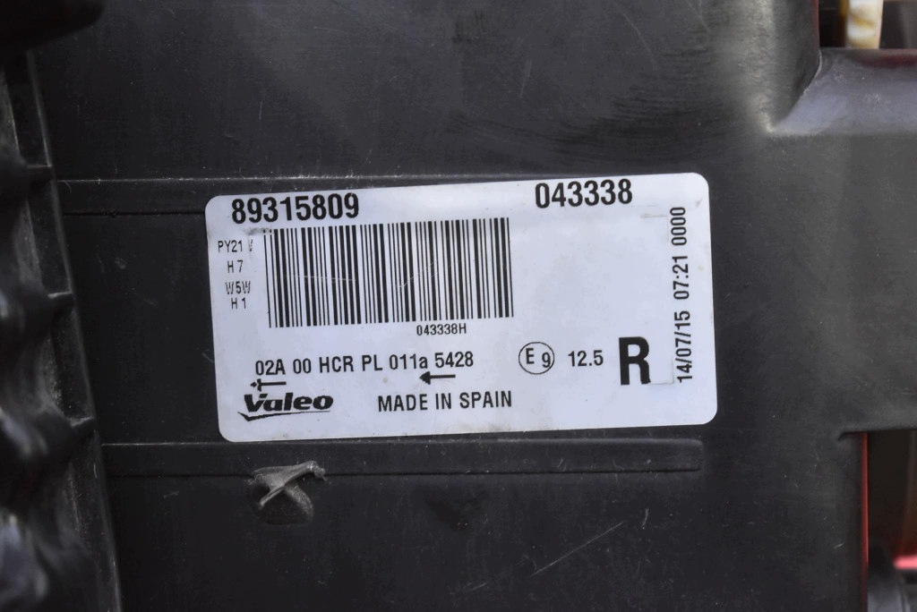 REFLEKTOR right light front EU 89315809 SEAT LEON 2 II MK2 FR 05-09