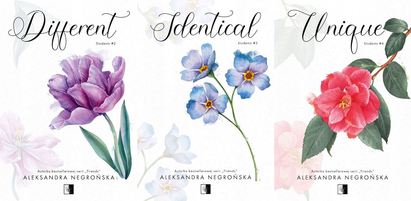 PAKIET 3X STUDENTS - TOM 2-4 DIFFERENT, IDENTICAL, UNIQUE - NEGROŃSKA