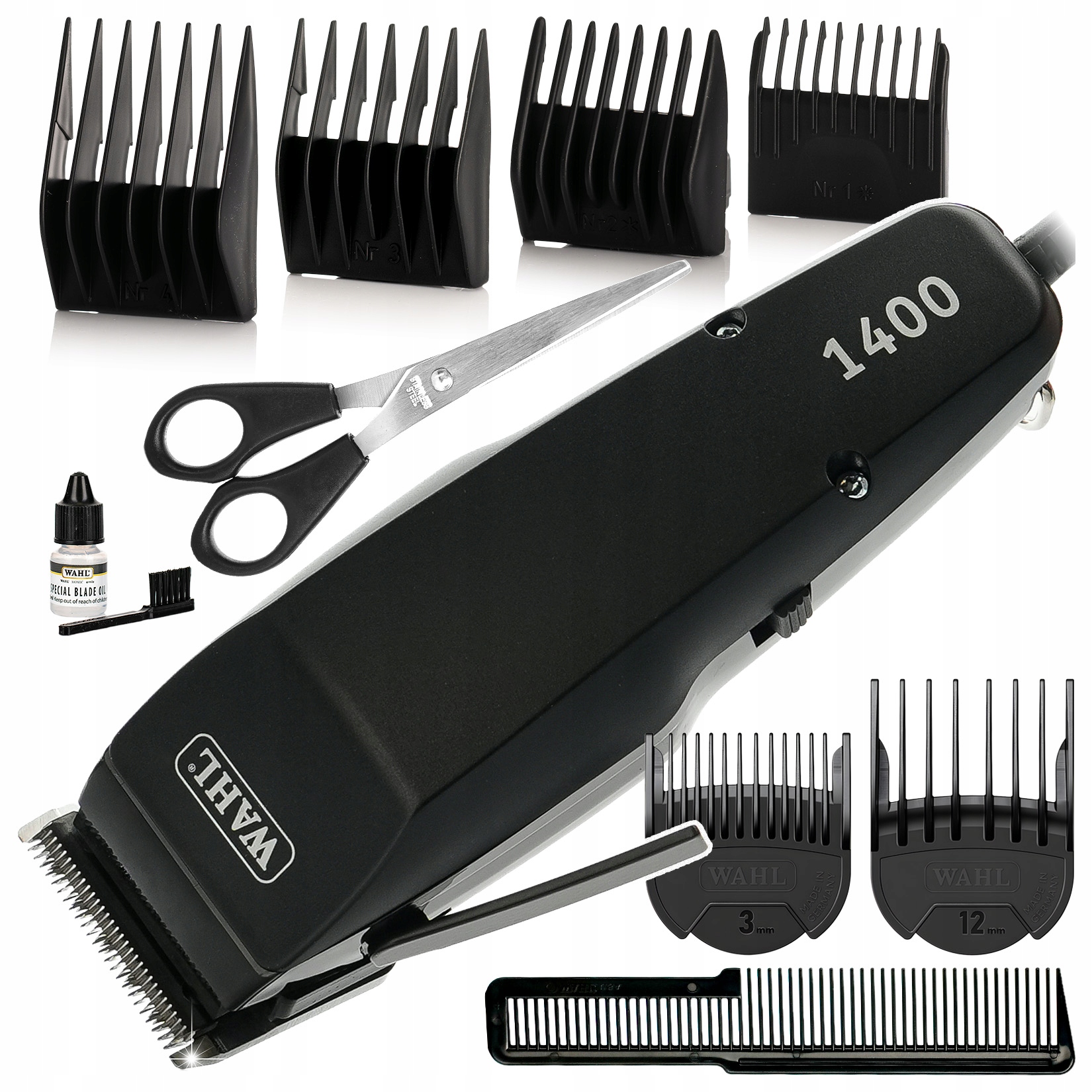 Profesionální Zastřihovač Psů Wahl 1400CC Animal+ 6 Nástavců