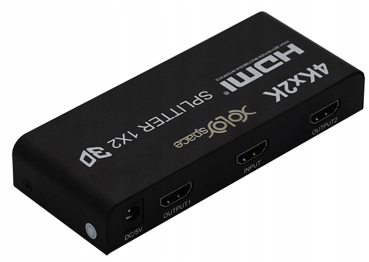 Spliter rozdzielacz HDMI 1x2 HDCP 4K UHD! 2160p! Marka XOLORSpace