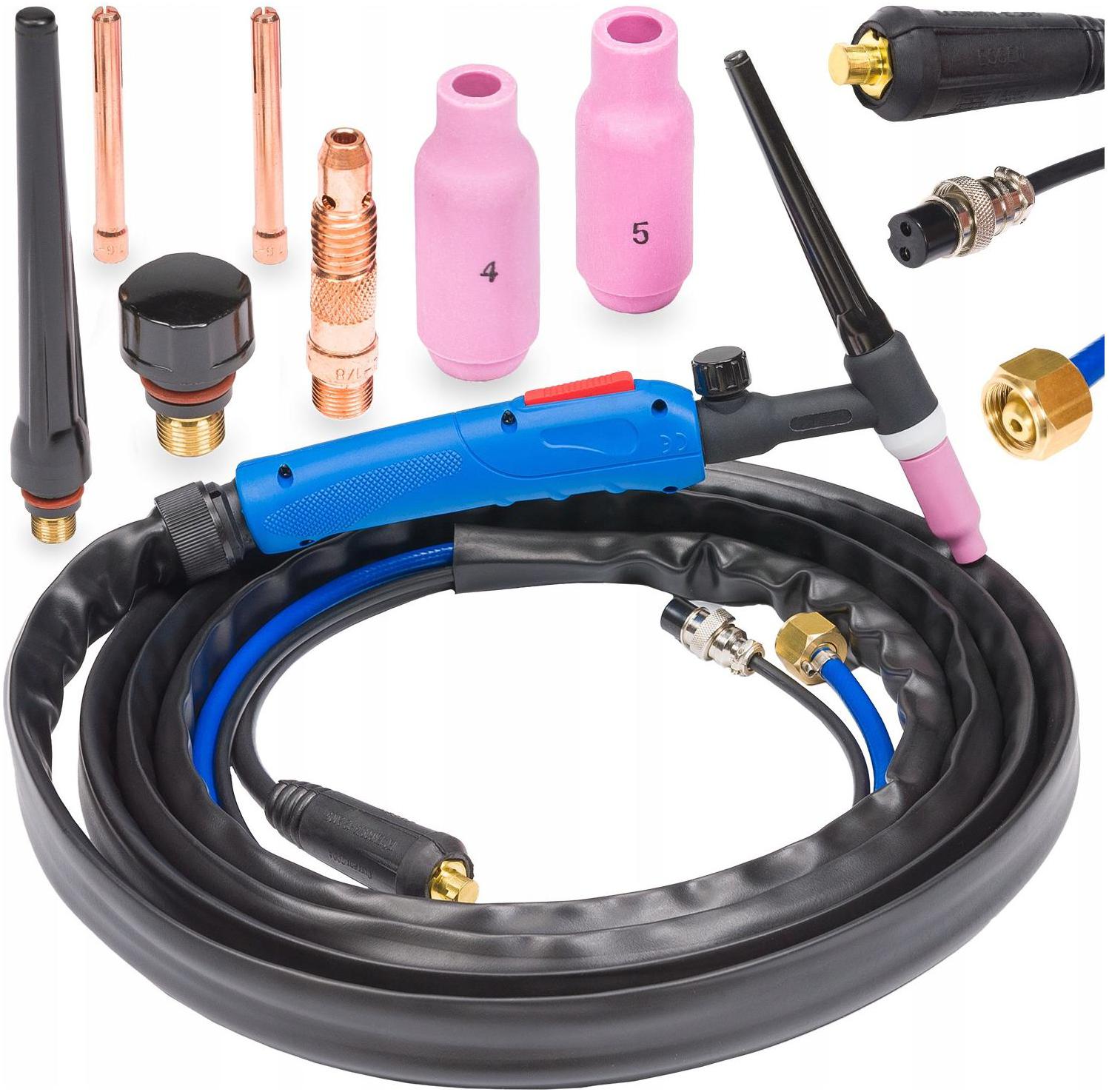 Uchwyt Spawalniczy TIG-17V-35 Długość 4M Konektor 35/50 Powermat