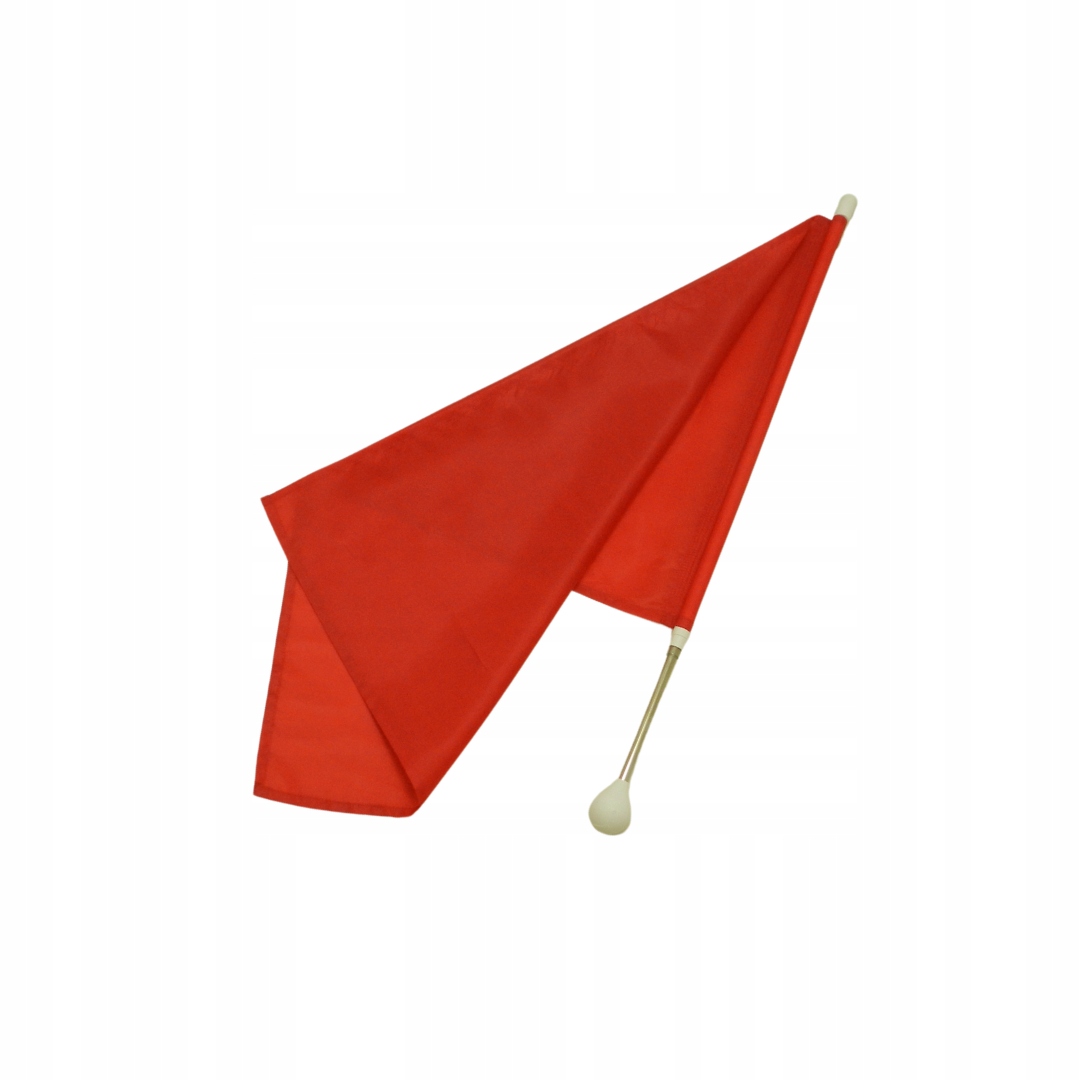 Mažoretková vlajka Belti FMT3 Z5 červená, délka 75 cm (51 x 71)