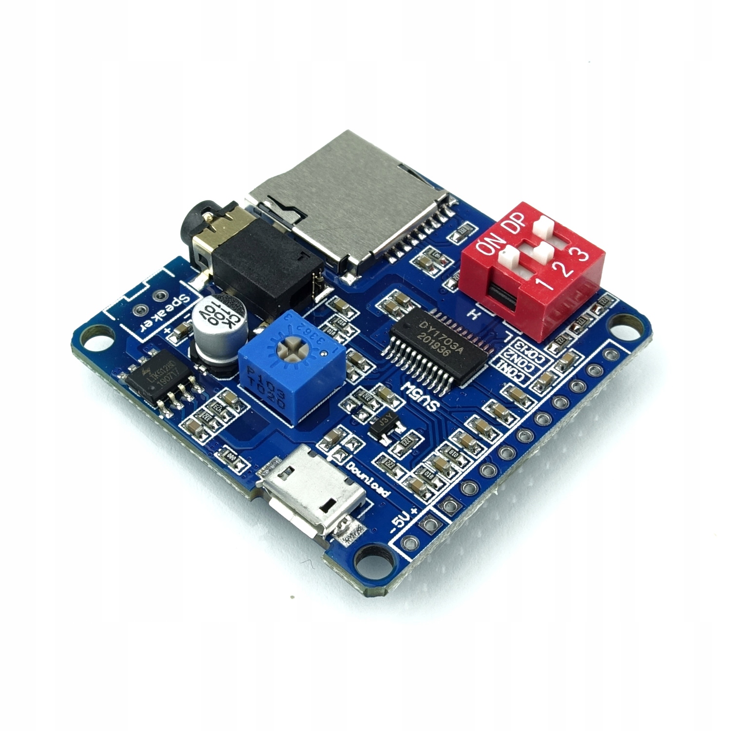 

Moduł odtwarzacza MP3 DY-SV5W slot Sd 5W Usb