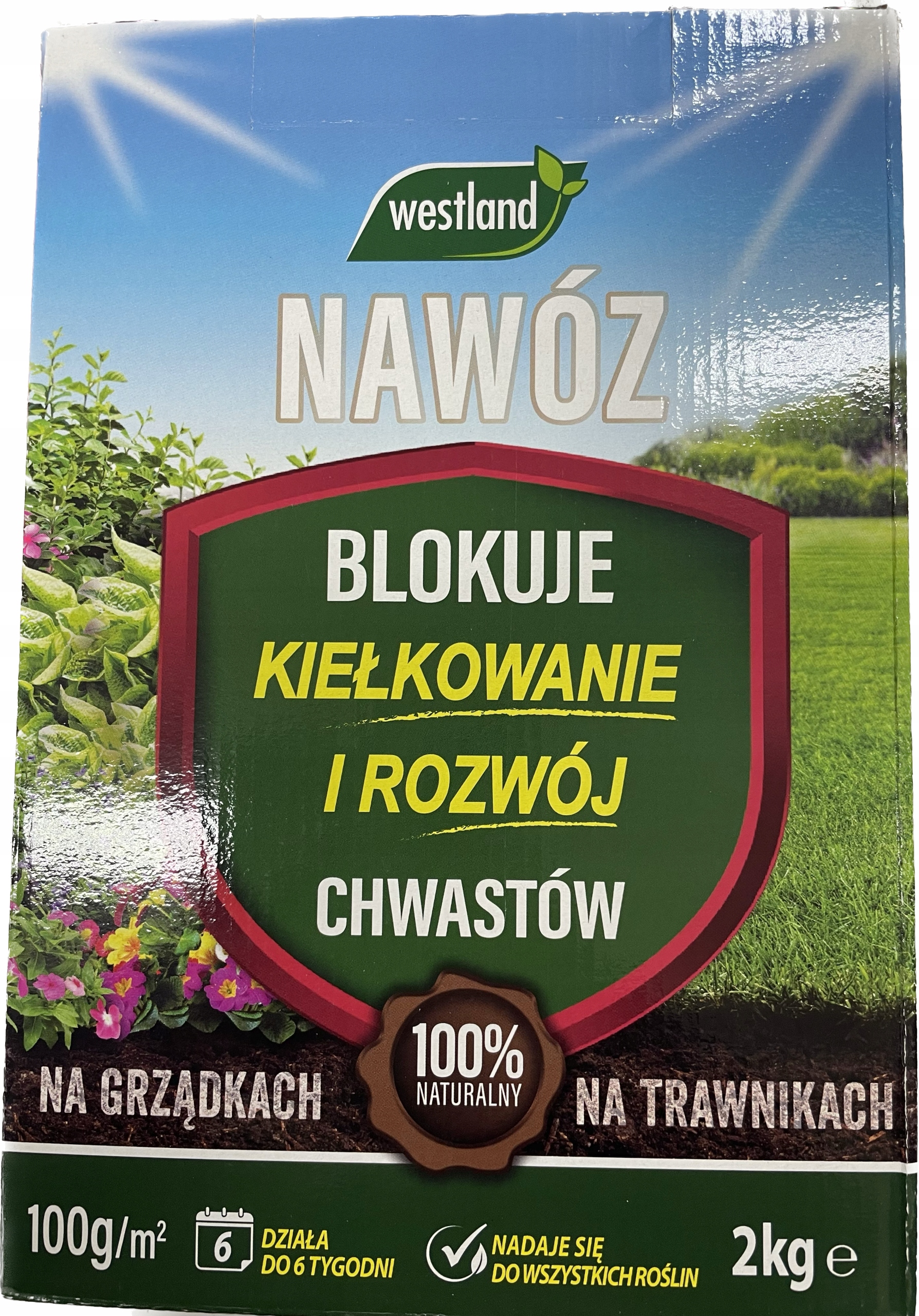 

Nawóz uni 2kg Blokuje Kielkowanie Chwastów