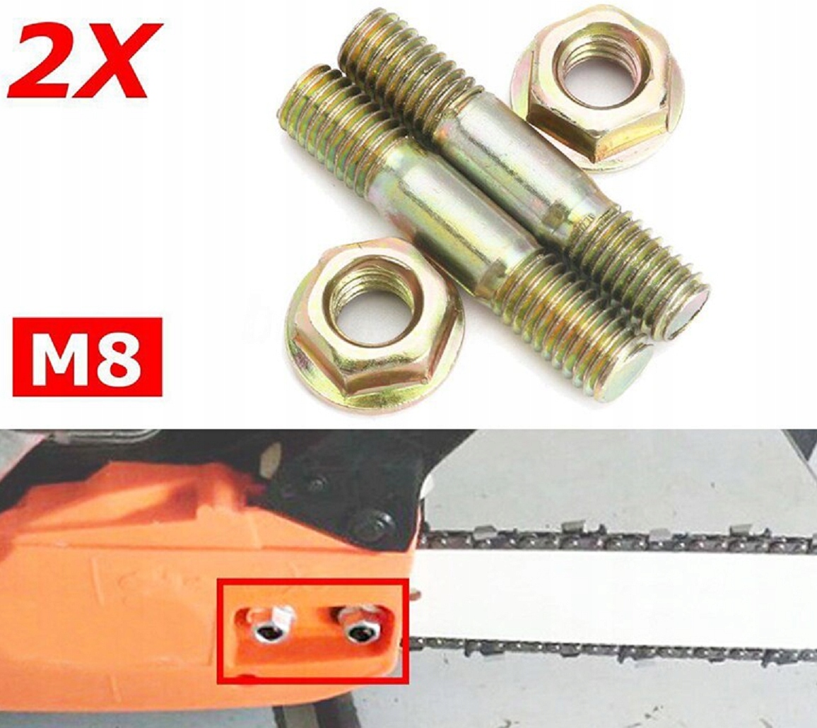 SZPILKI ŚRUBY PROWADNICY Z NAKRĘTKAMI PIŁY SPALIN Typ inny