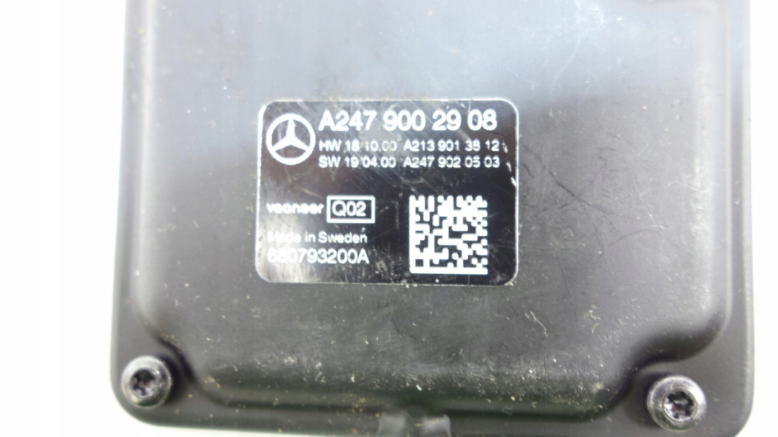 KAMERA windows ASYSTENT changes supports MERCEDES B W247 2016- A2479002908