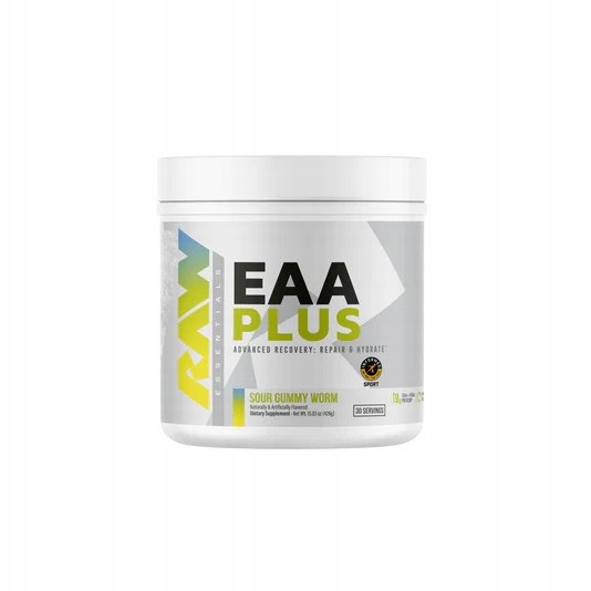 Raw Nutrition Eaa Plus, Sour Gummy Worm, prášek, 426 g