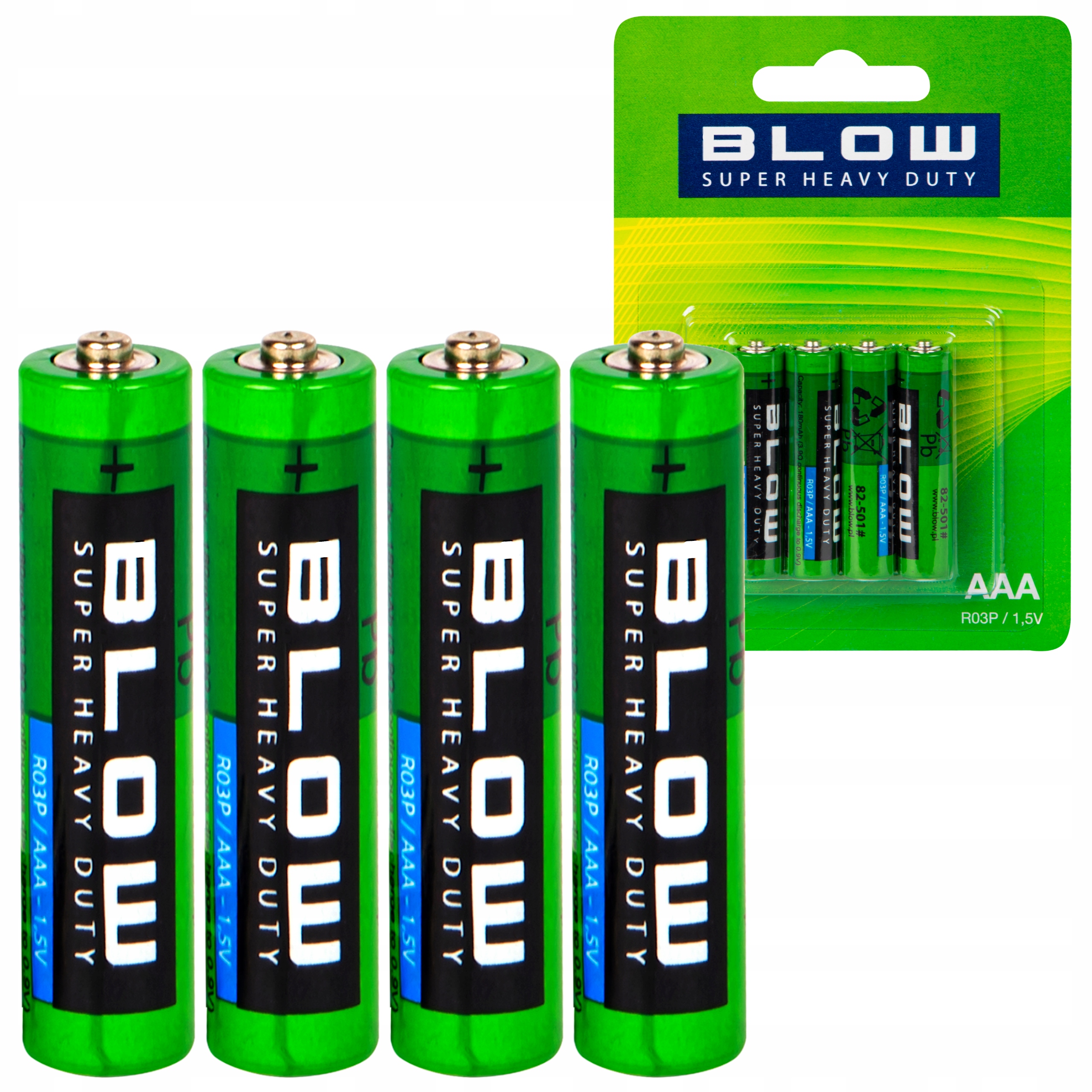 Bateria cynkowo-węglowa Blow AAA (R3) 4 szt.
