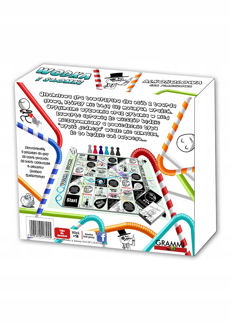 Gry-Wódka i Słomki Marka bez marki