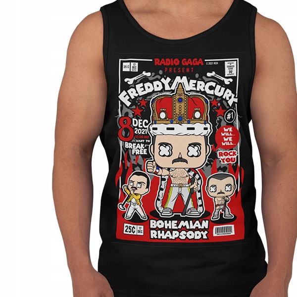 TANK TOP HORROR/ROCK FREDDY MERCURY Marka inna