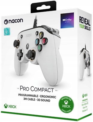 Nacon Pad Xs Compact Controller Pro Biały Xbox X|s