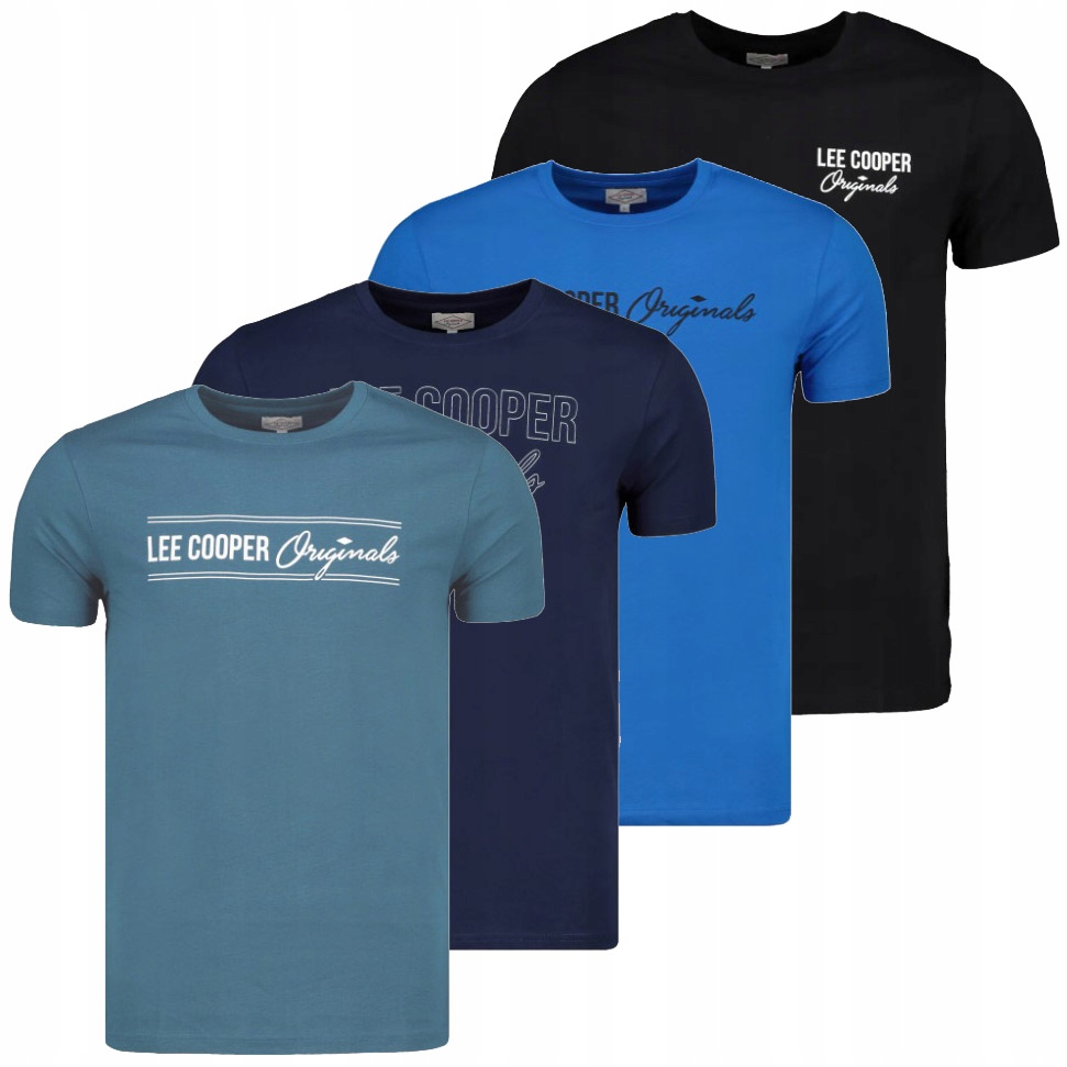 

Lee Cooper T-Shirt Koszulka 100%Bawełna 4-pak XXXL