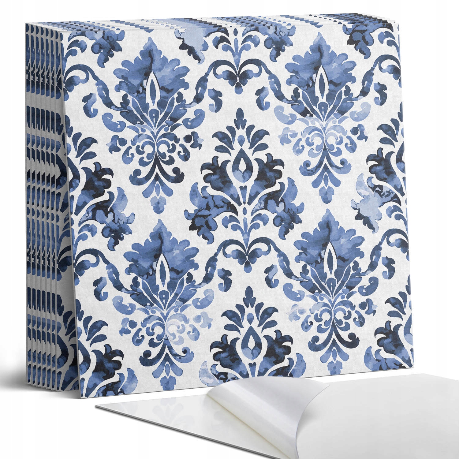 Balíček Pvc vinylových dlaždic Vzor květin v barokním stylu 9 x 30 x 30 cm