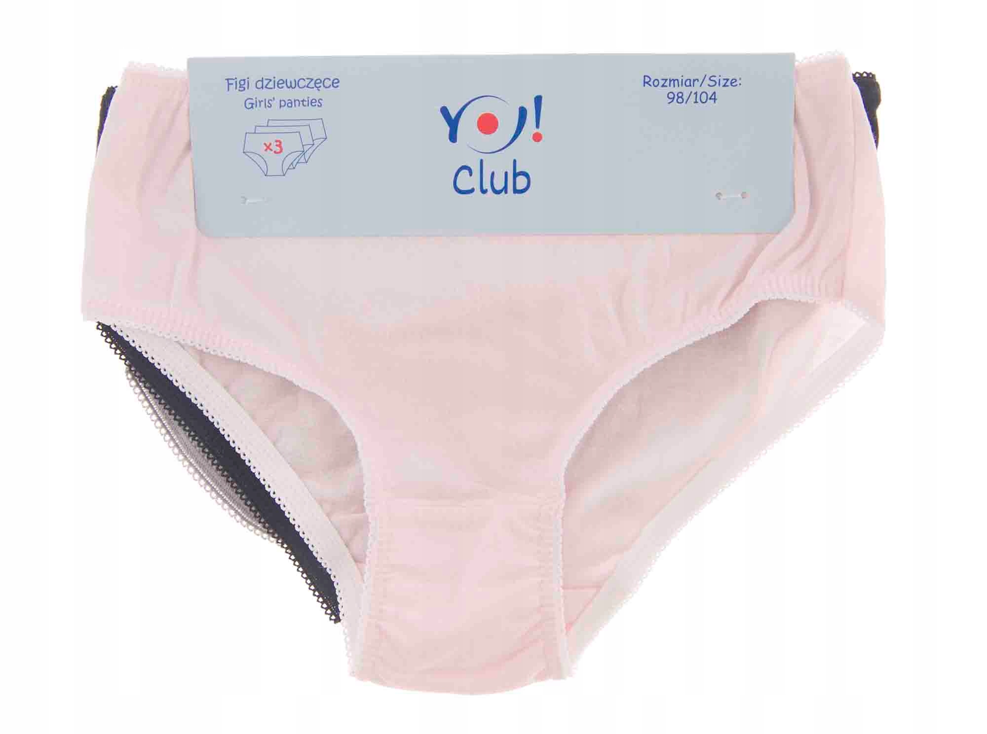 

Yo! Club majtki dziecięce bawełna 3-pak 98-104