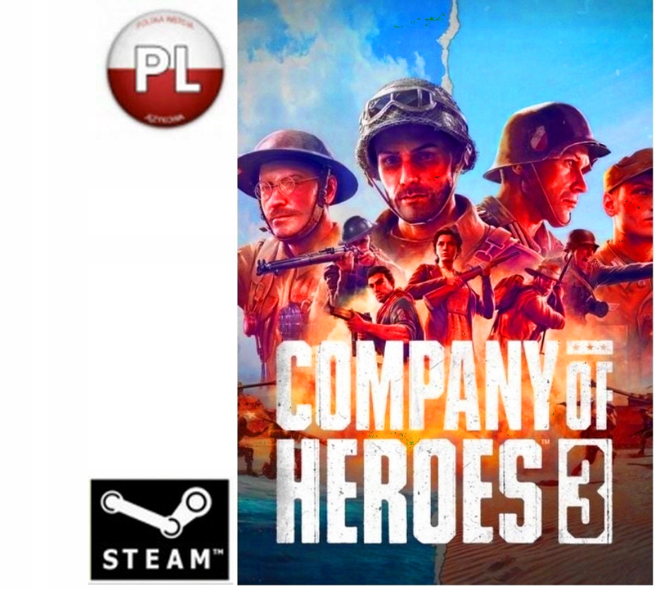 Company Of Heroes 3 III == Szybki == Klucz Steam Bez Vpn Pc Pl
