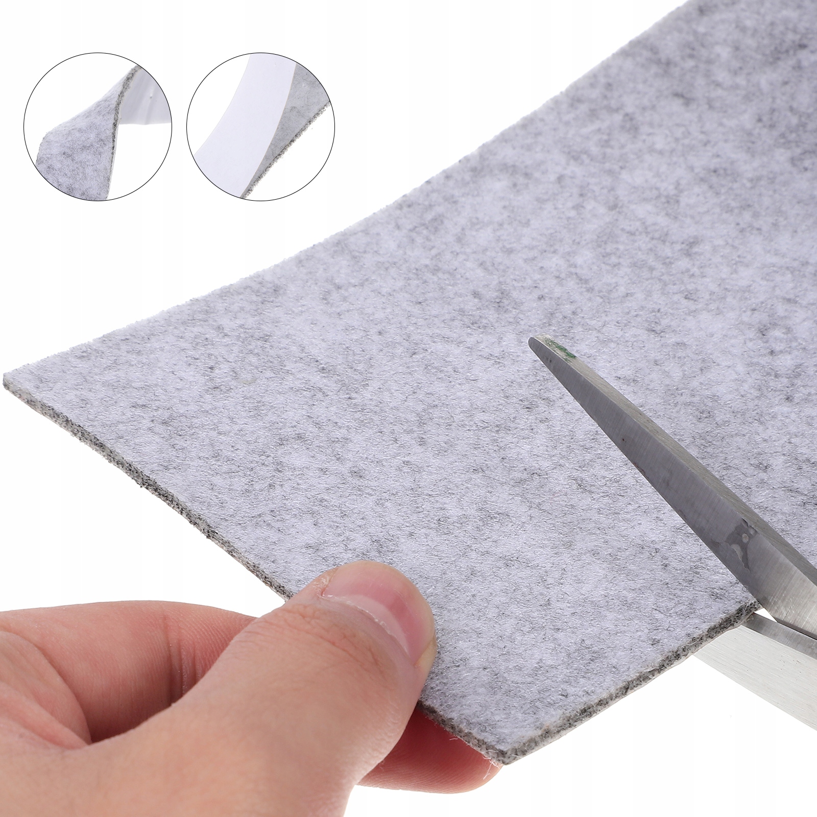 Podkładki filcowe do mebli Grubość 0 mm