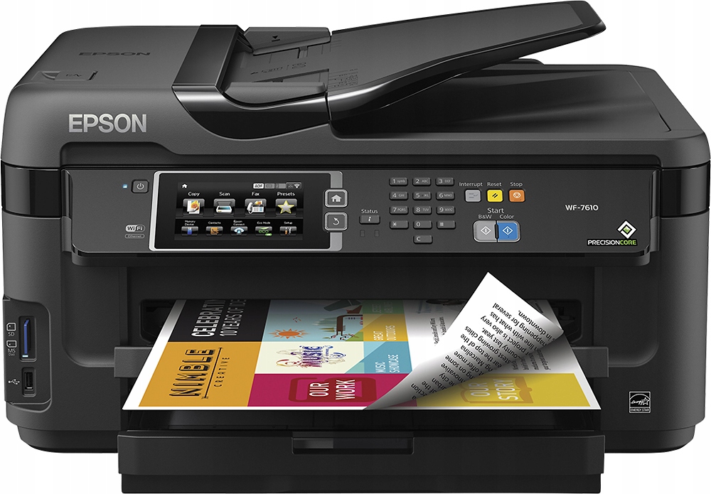 Цветные принтеры а3 купить. Epson workforce WF-7610. Epson WF 7710. WF 7610 Epson. Workforce WF-7710.