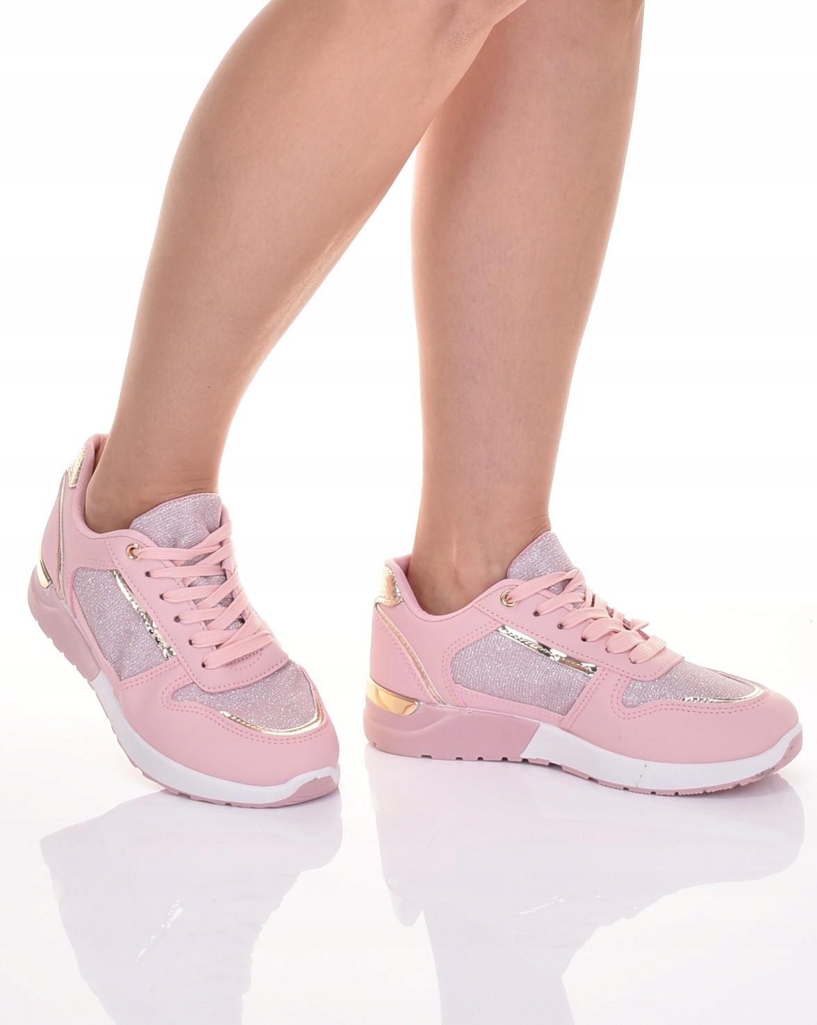 PRZEWIEWNE BUTY SPORTOWE DAMSKIE BARDZO LEKKIE SNEAKERSY Marka inna