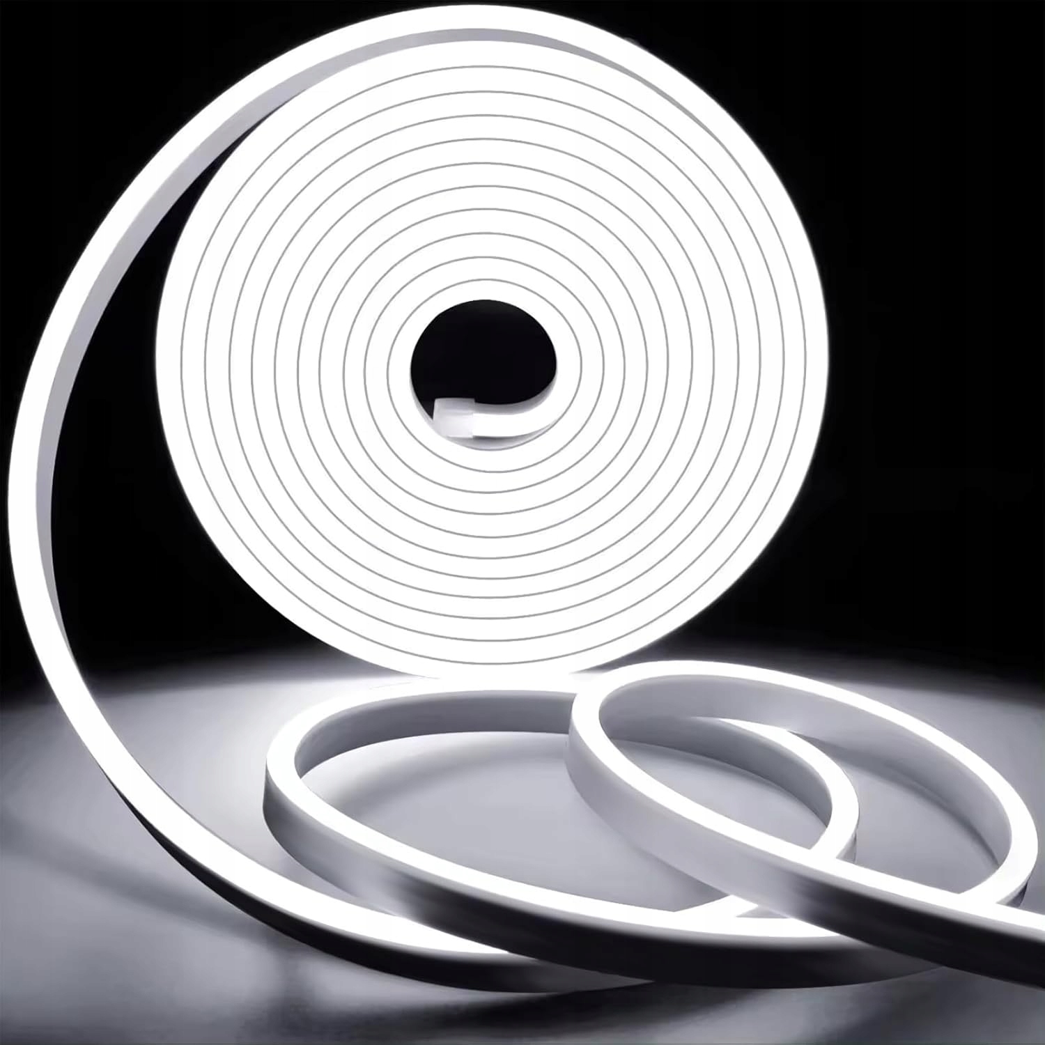 Led páska Neon 50 m studená biela IP65 230V s napájacím zdrojom a ovládačom