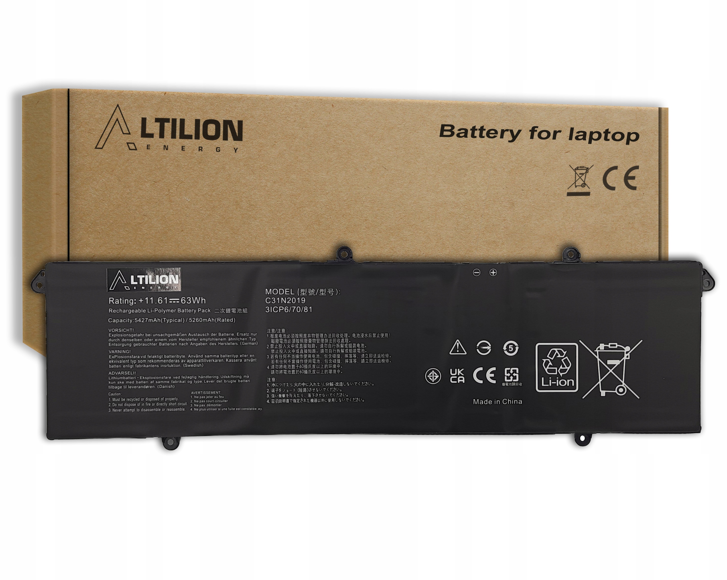 Bateria Altilion Energy C31N2019 kompatybilna z Asus