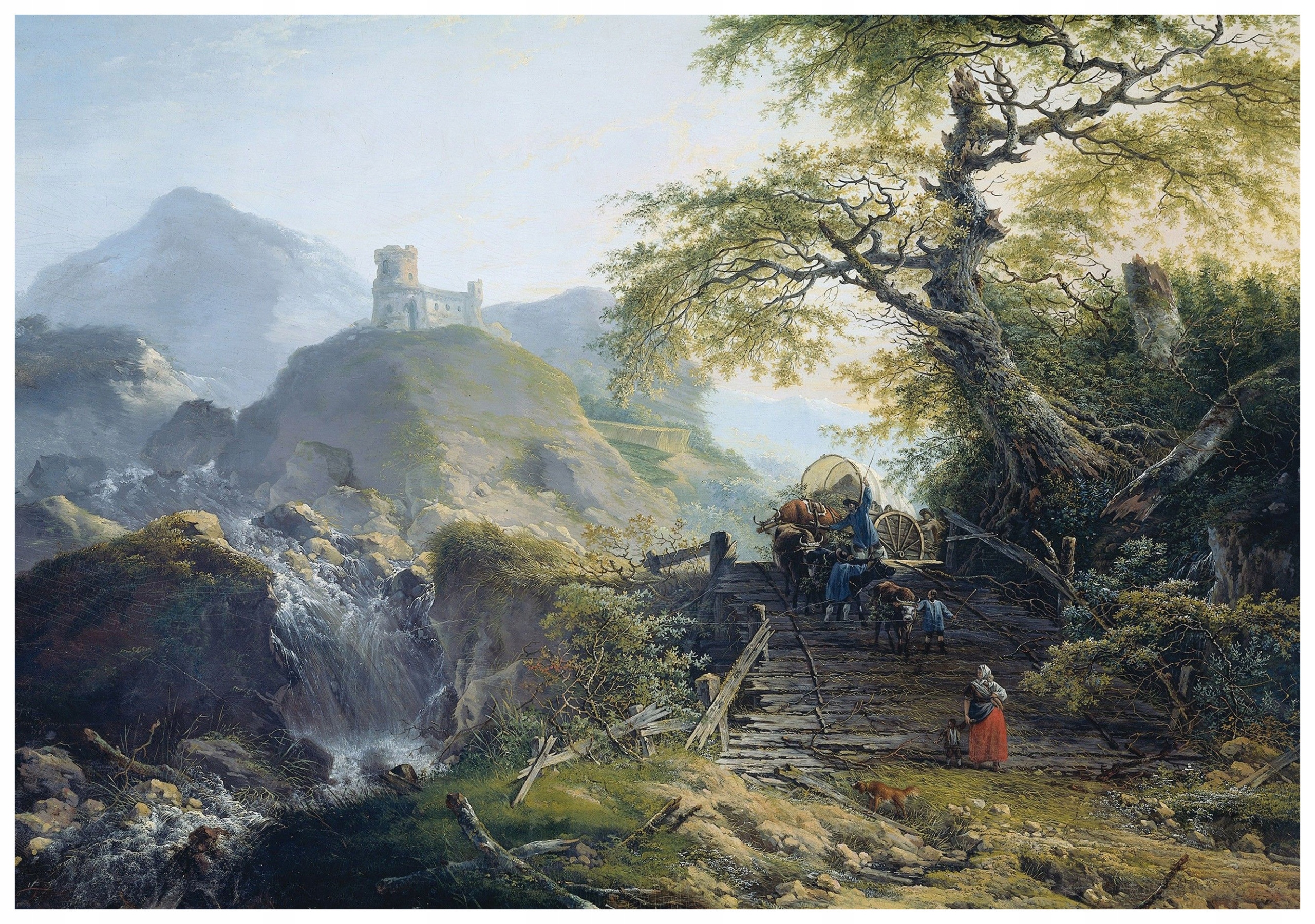 Fototapeta Flizelina Romantická cesta Starověká krajina 250x175 lepidlo