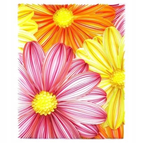 Quilling Paper Sada na Quilling Proužky 40x50 cm