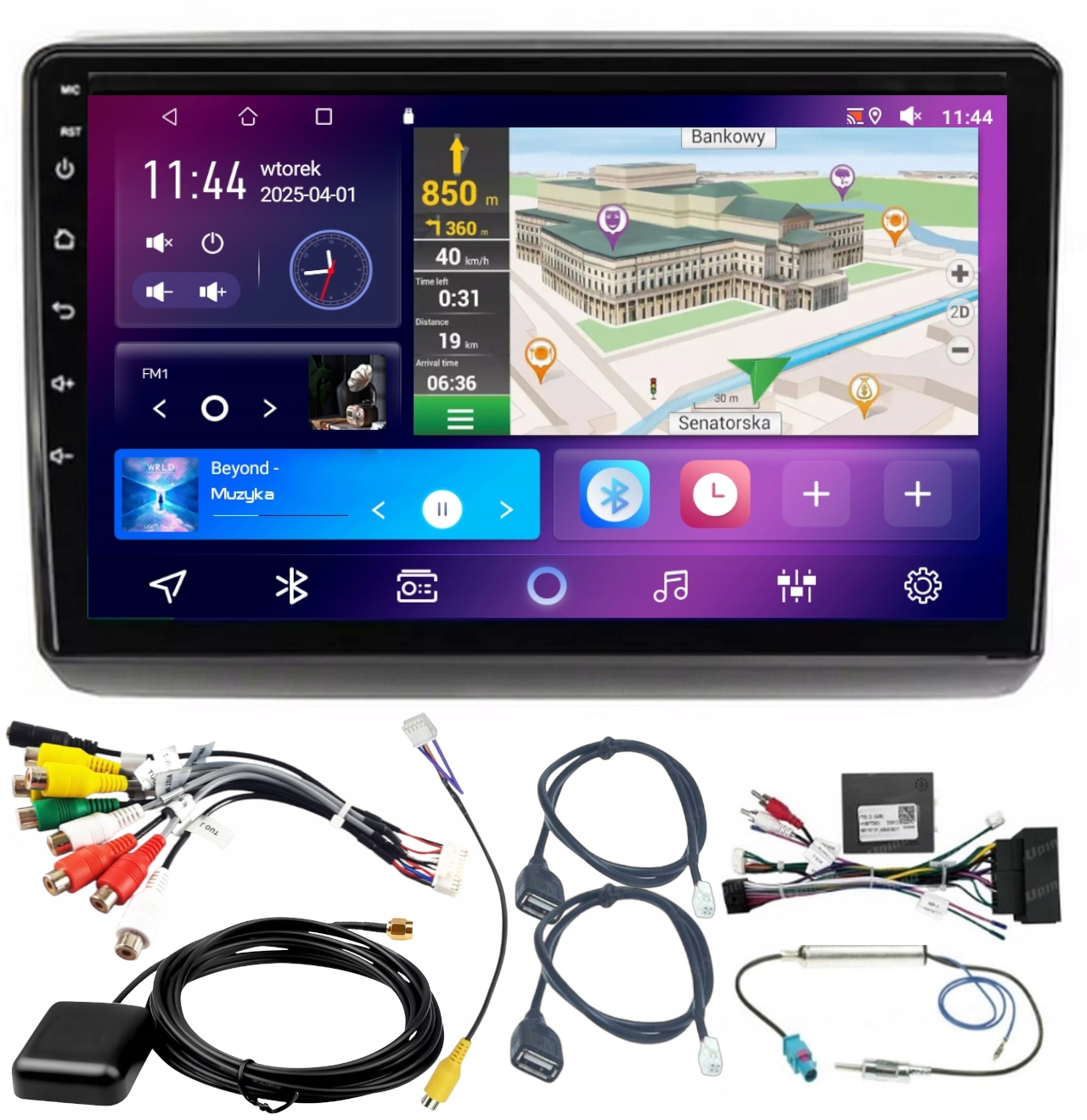 Autorádio Gps Android Peugeot Boxer 2015-2023 Carplay Wifi 4GB 64GB