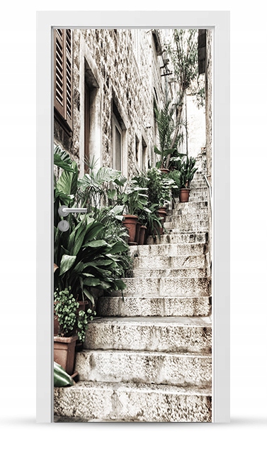 Okleina nálepka na vnější dveře Nábytková samolepicí Snadné Lepení