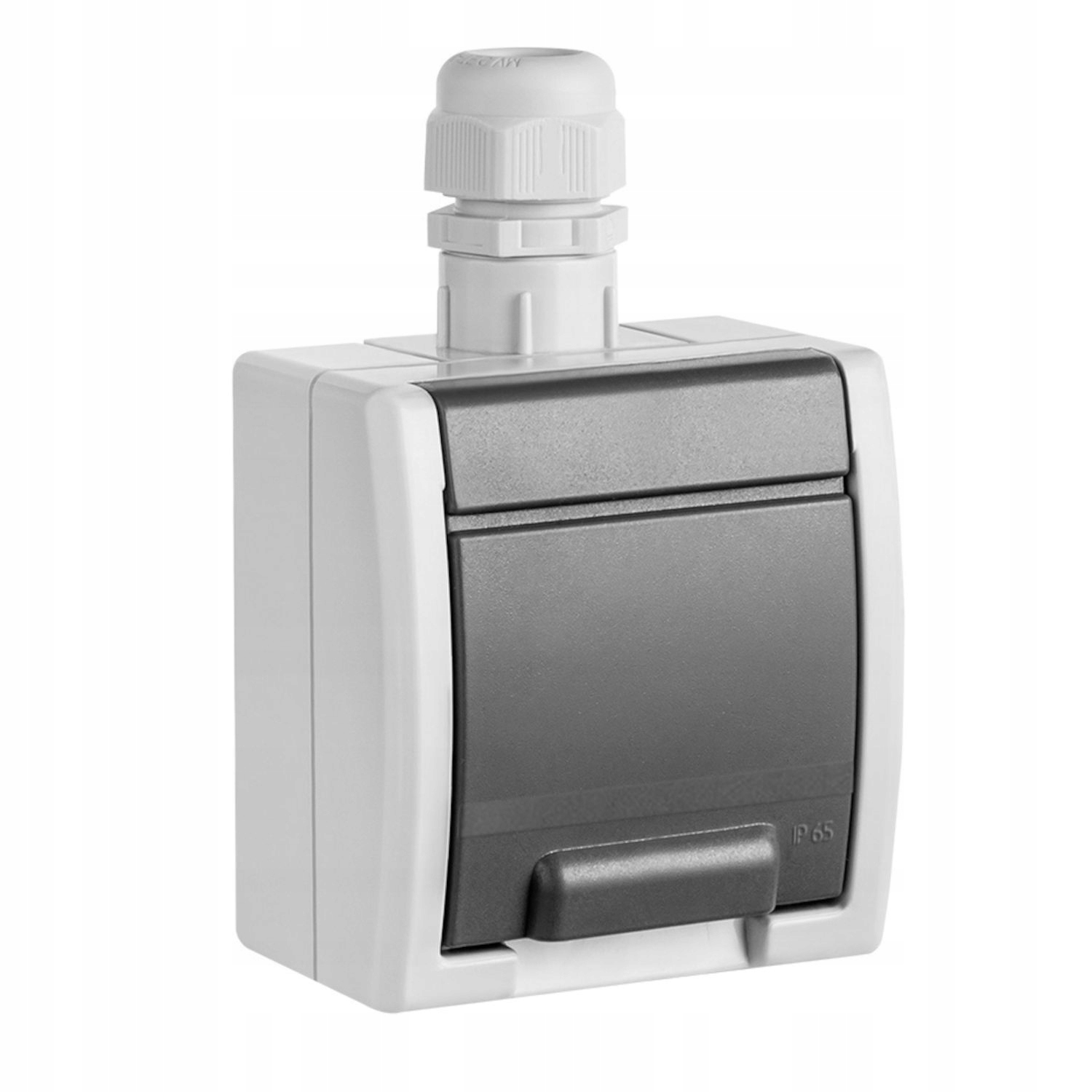 

Aquant Gniazdo Pojedyncze N/t IP65 Szare 1241-65