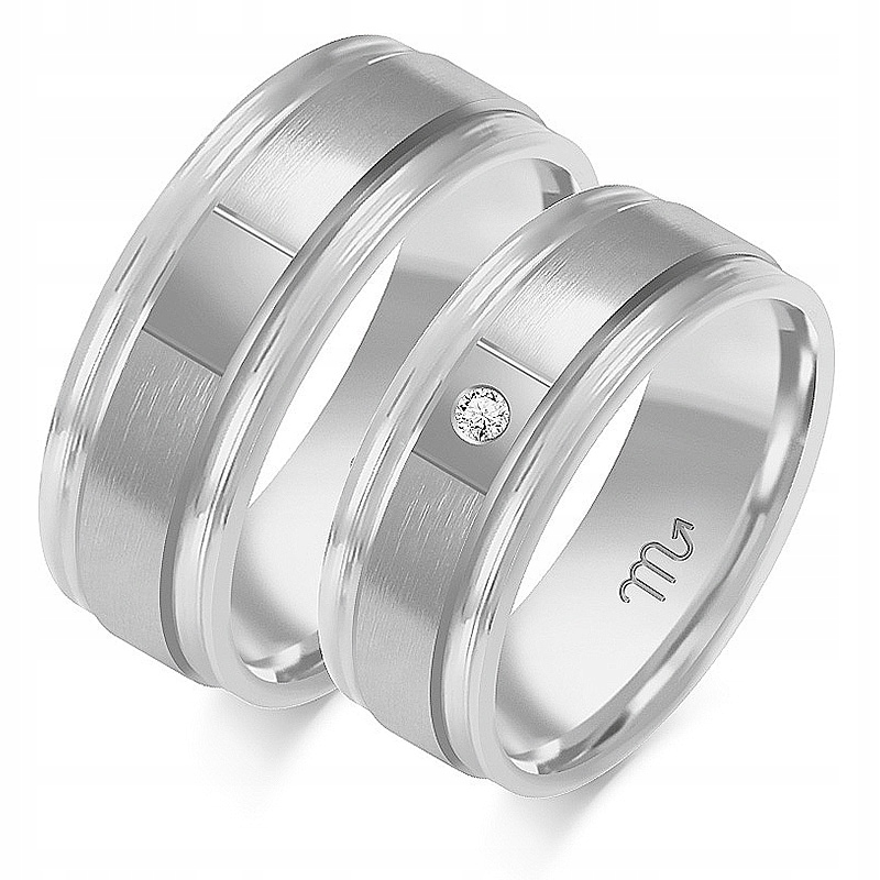 Zlaté svatební pro pár 14K 585, rok 26 27 28, nejnovější módní kolekce