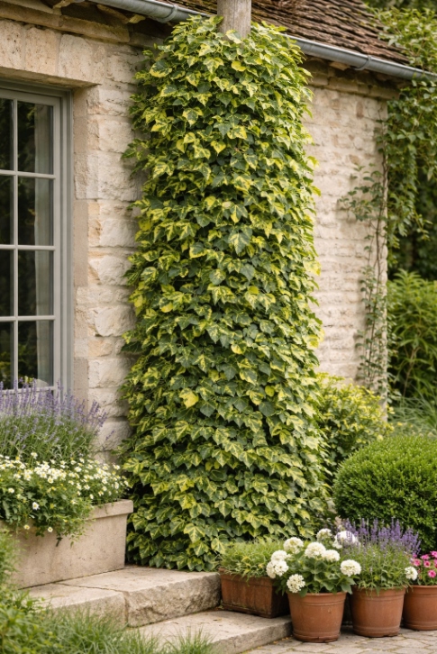 Bluszcz pospolity 'Yellow Ripple' – Hedera helix Piękna sadzonka