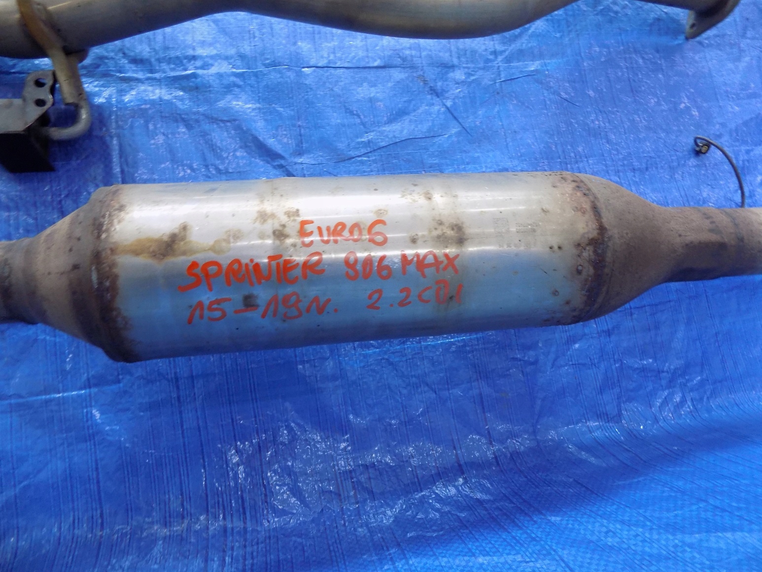 muffler, exhaust SPRINTER 906 MAX 14-19R EURO 6 2,2CD